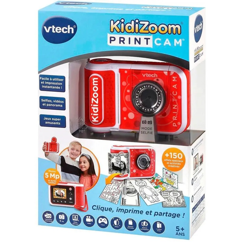 VTECH KIDIZOOM PRINTCAM RED B/O