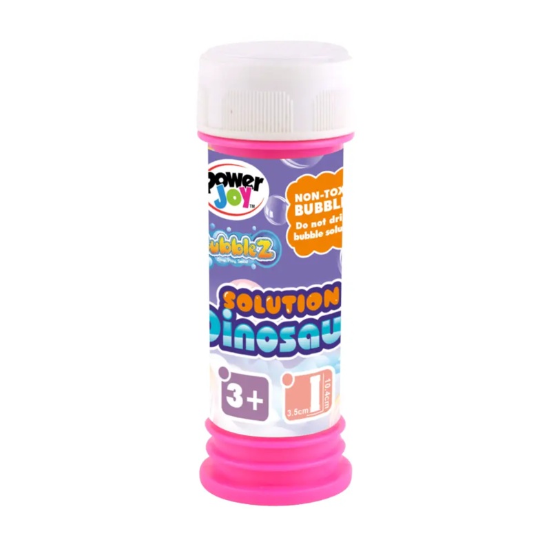 Power Joy Bubble Solution Dinosaur 50ml CDU24 WOC