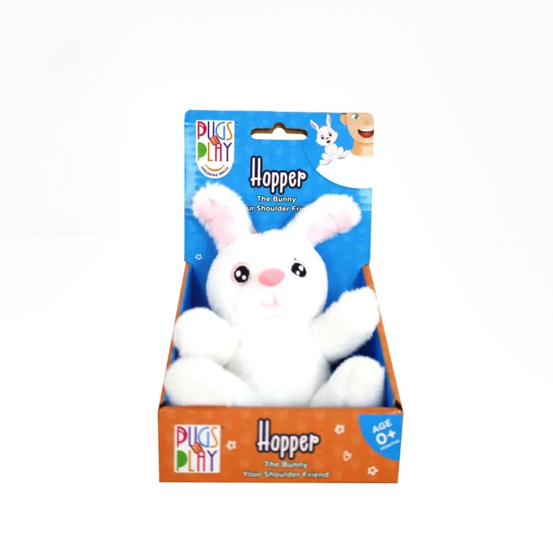 PUGS AT PLAY SHOULDER BUDDY HOPPER 4INCH