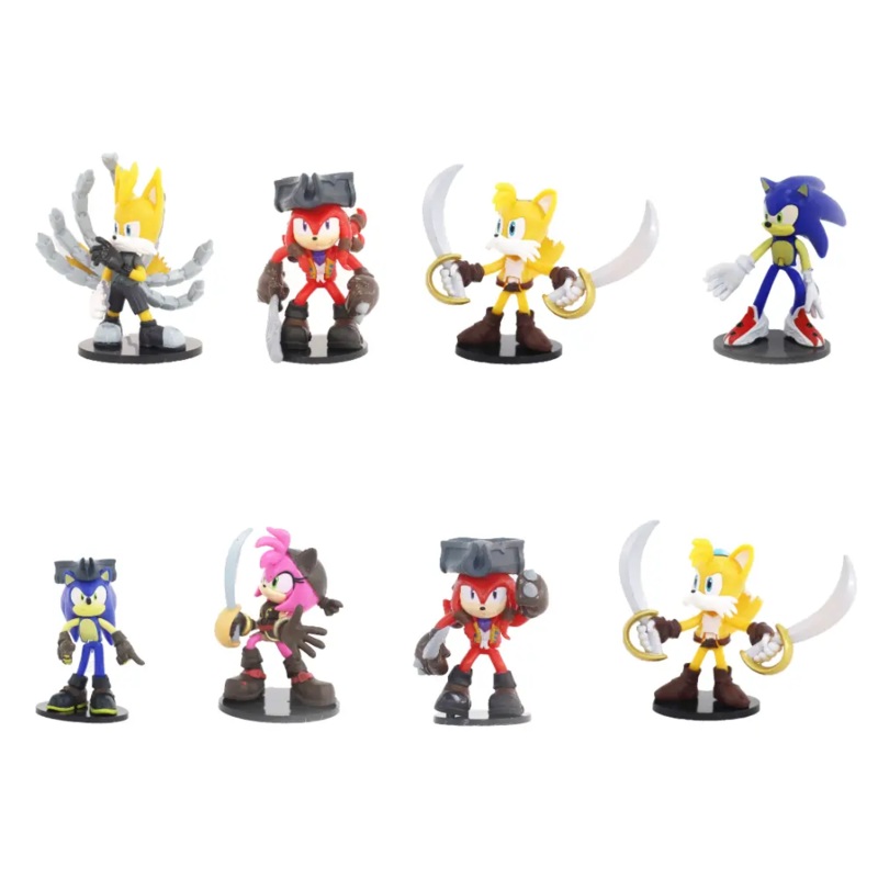 Sonic Figure Action 4Pack Window Box 3Inch
