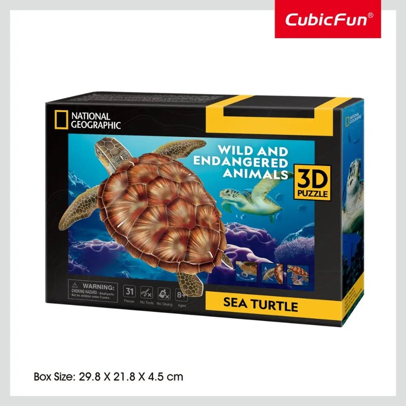 Ngeo 3D Puzzle Sea Turtle 31Pcs