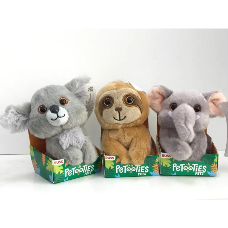 Petooties Jungle Friends 4Inch S16 6Asst - Sold per Piece