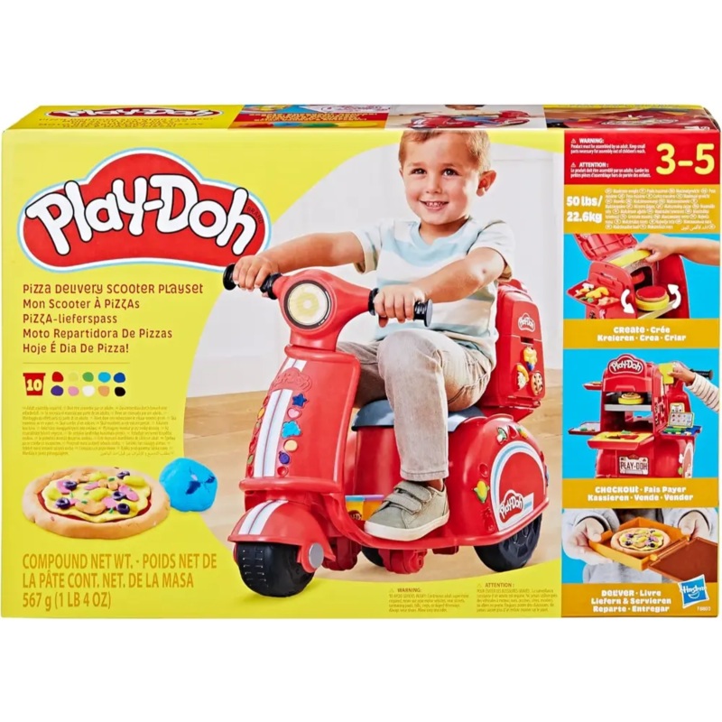 Playdoh Pizza Delivery Scooter Playset