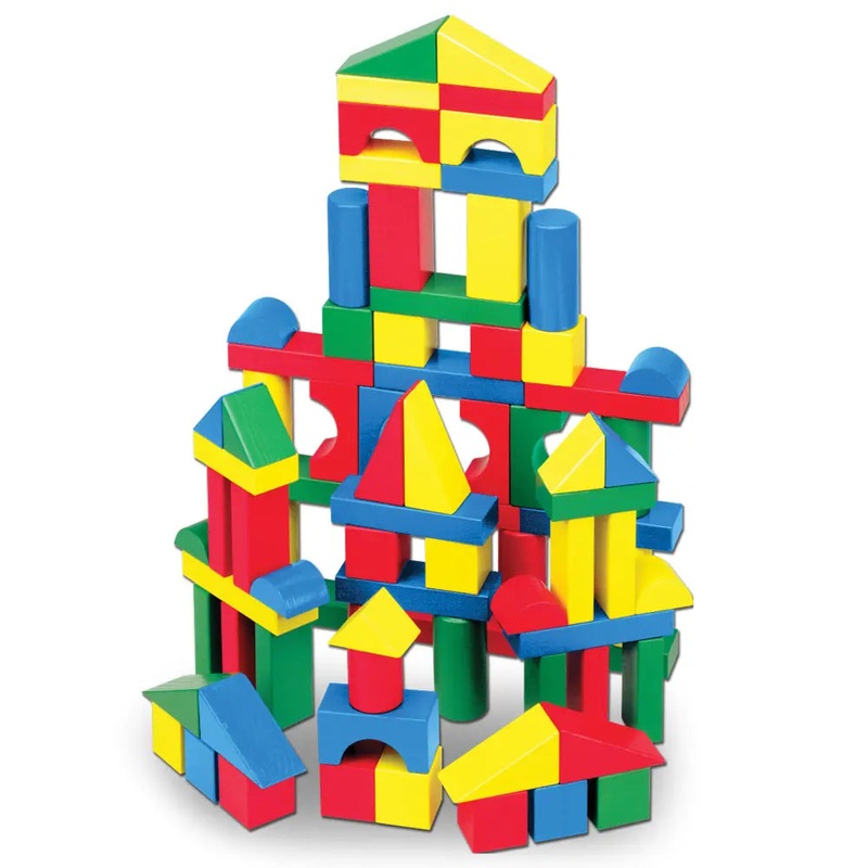 Melissa & Doug 100 Wooden Blocks