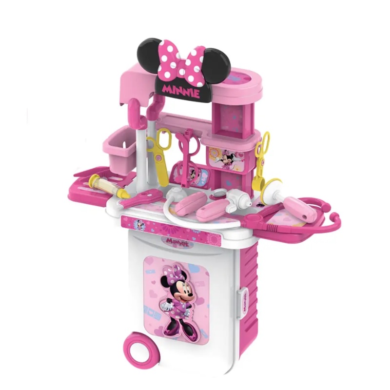 Minnie Mouse Doctor Set Trolley Case 3-In-1
