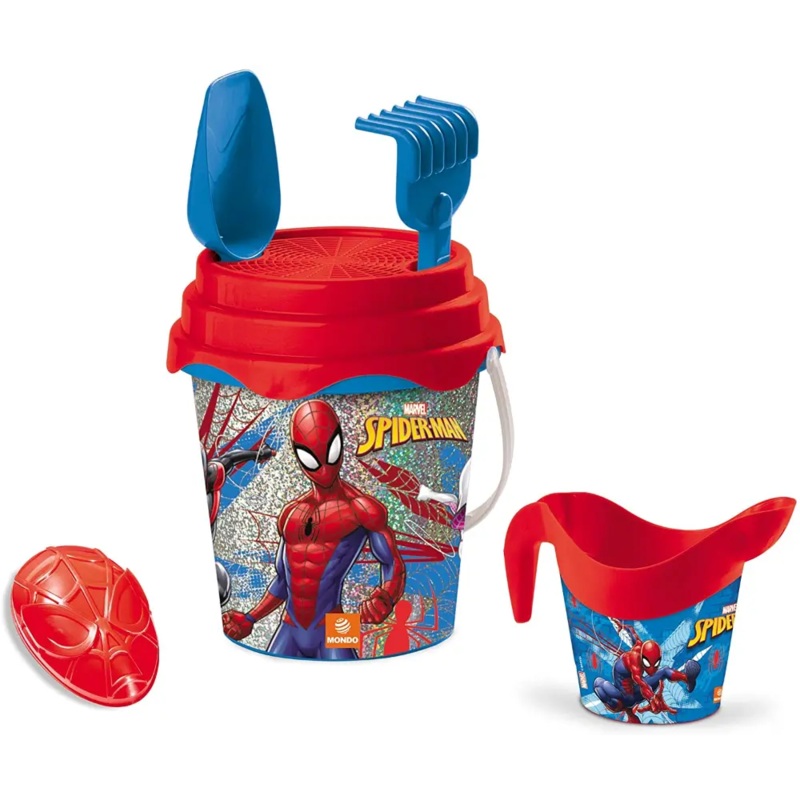 Mondo Bio Bucket Glitter Spider Man