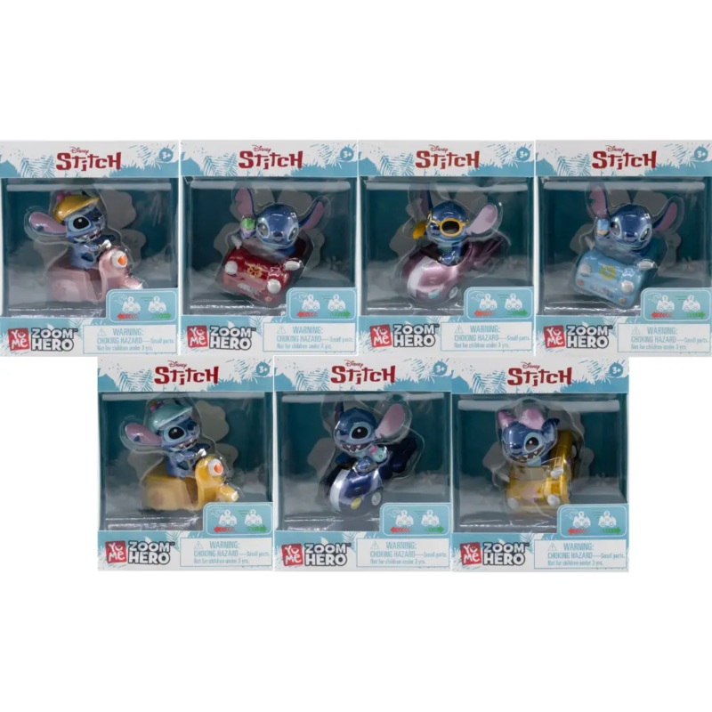 Lilo&Stitch Zoom Hero Pullback 7Asst