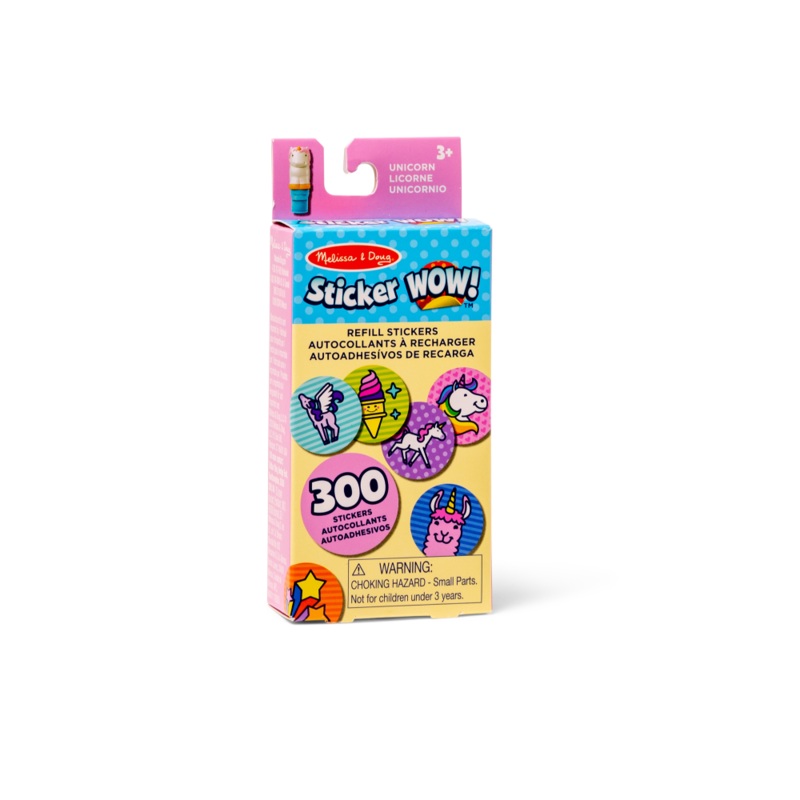 M&D Sticker Wow Refill Stickers Unicorn