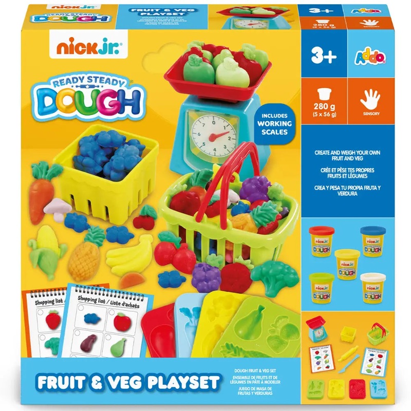 Addo Nickjr Dough Fruit Vegetable Set
