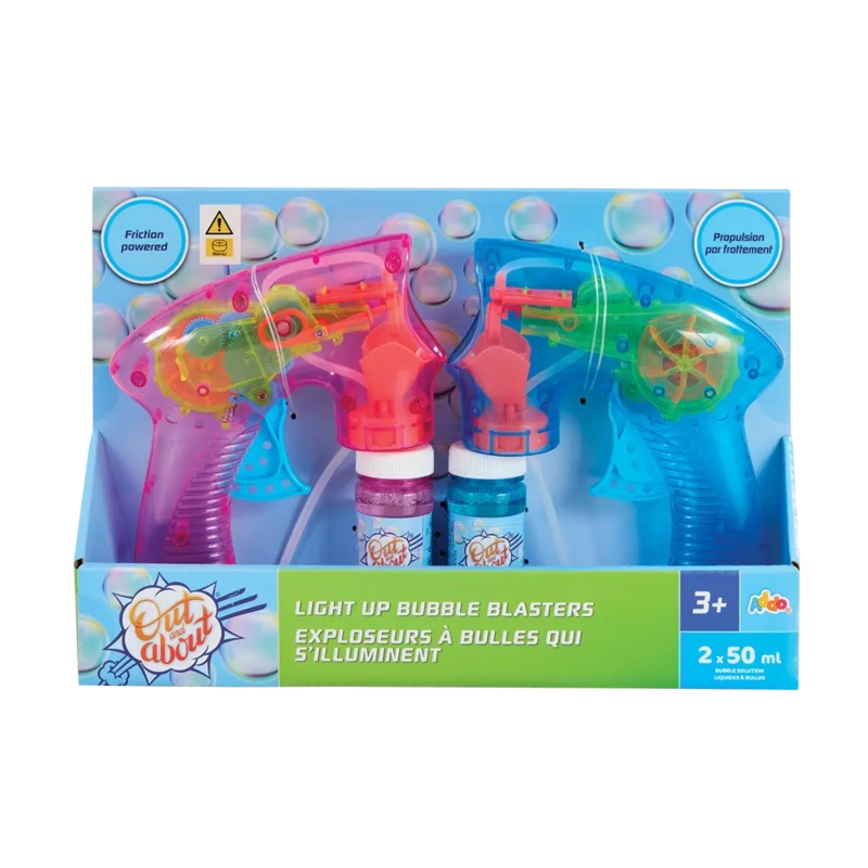 Addo Out and About Light Up Bubble Blasters