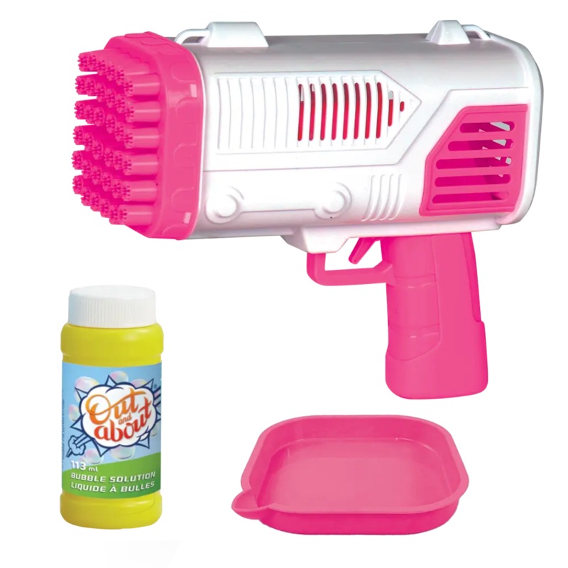 Addo Out and About Xtreme Bubble Blaster Pink Battery Operated