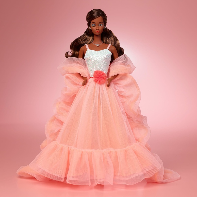 Peaches n Cream Barbie Doll, Brown Hair