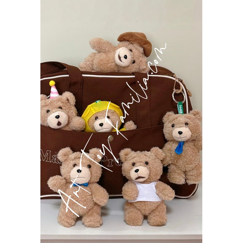 Ted2 Teddy Bear Action Plush Pendant Series - Ted2
