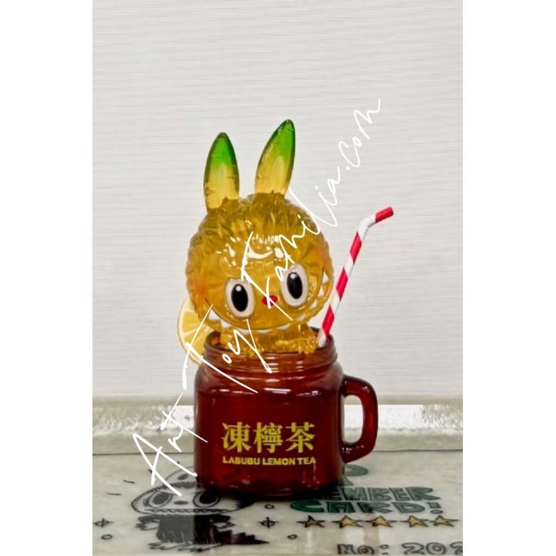 The Monsters Labubu Lemon Tea Figurine -