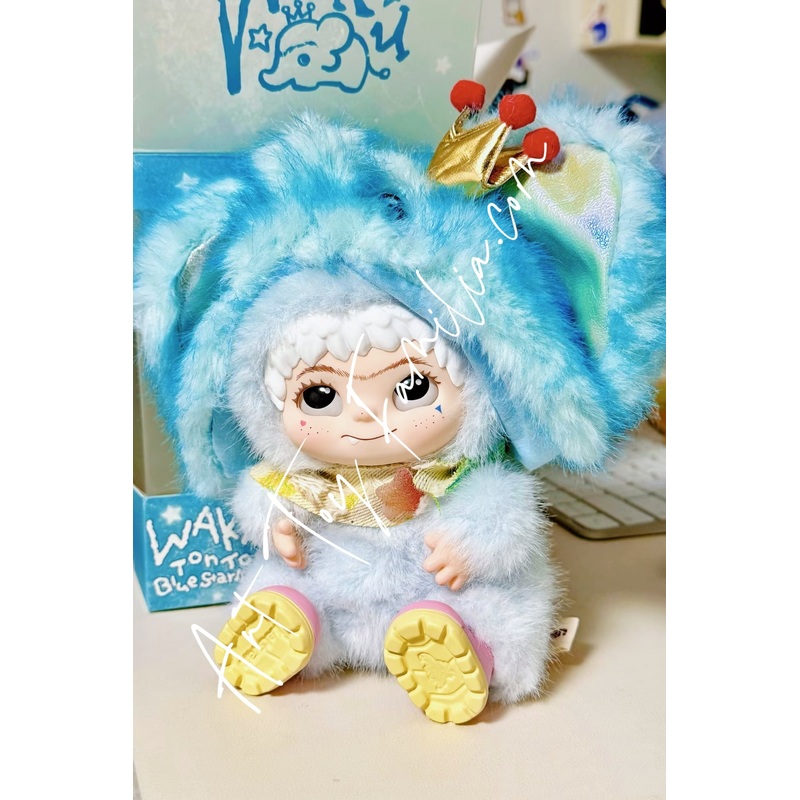 Wakuku Ton Ton Blue Starlight Plush - -
