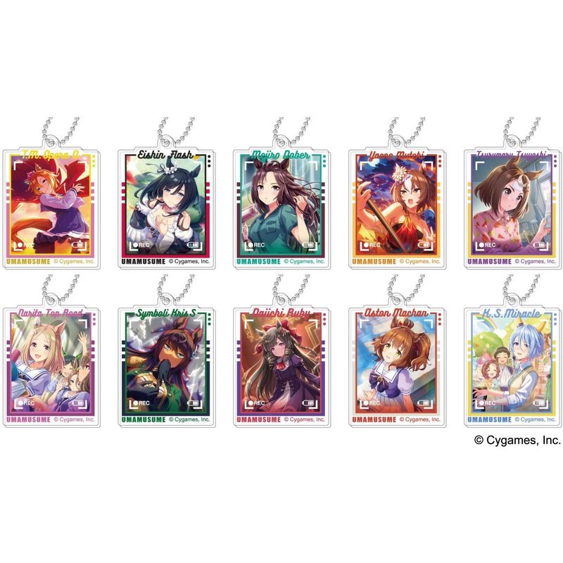 Uma Musume Pretty Derby: Decofra Acrylic Keychain Vol.4 A BOX 1Box 10pcs