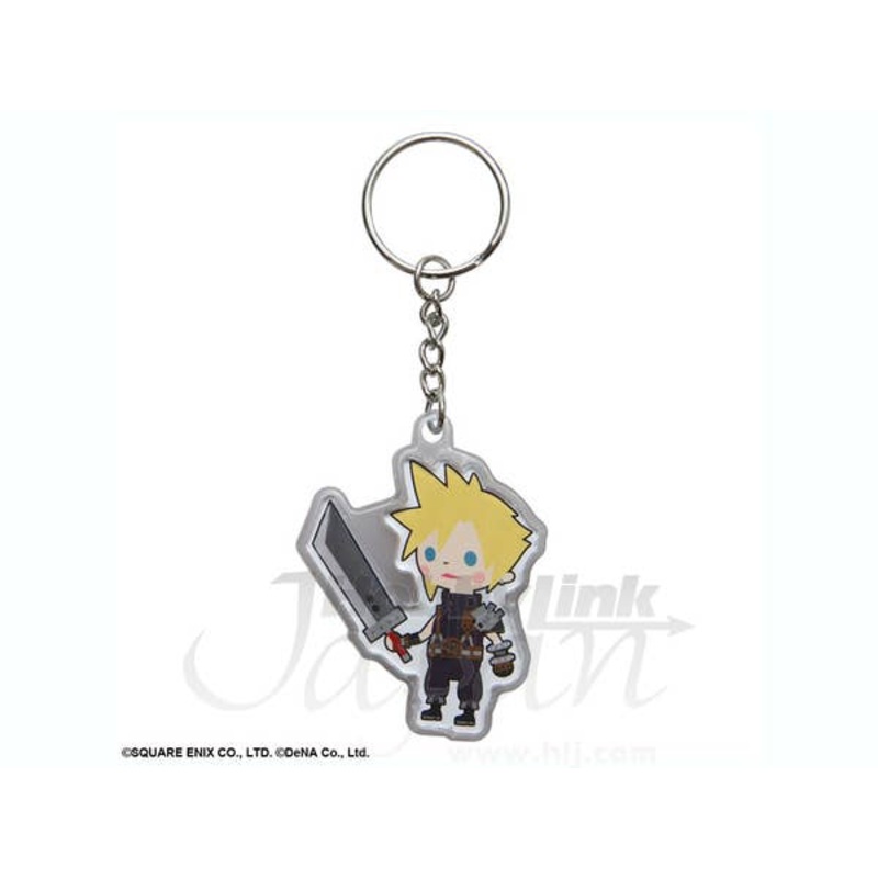 Cloud Strife Clear Key Chain