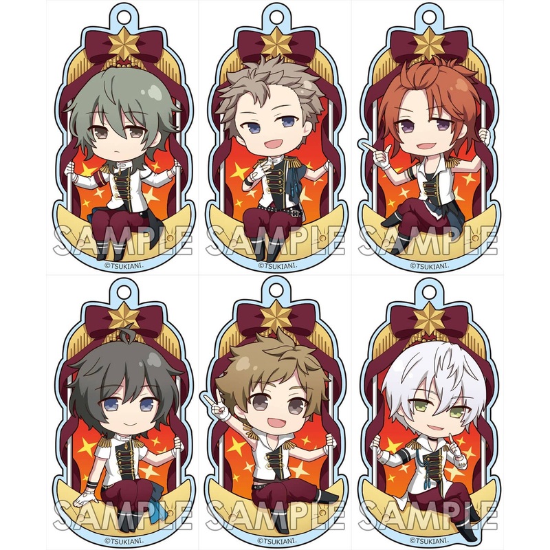 Eformed Tsukiuta The Animation Swing Acrylic Ball Chain Procellarum: 1Box (6pcs)