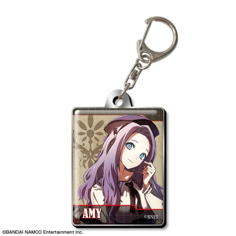 God Eater 3: Pukutto Metal Keychain Design 07 (Amy Chrysanthemum)