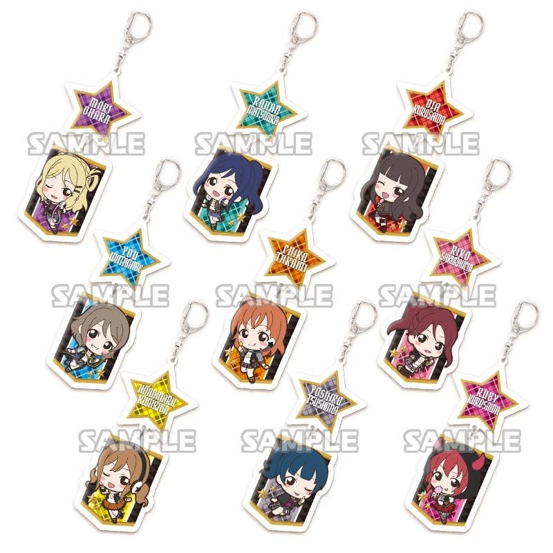 Love Live! Sunshine!!: Yura Yura Strap Vol.3 1Box 9pcs