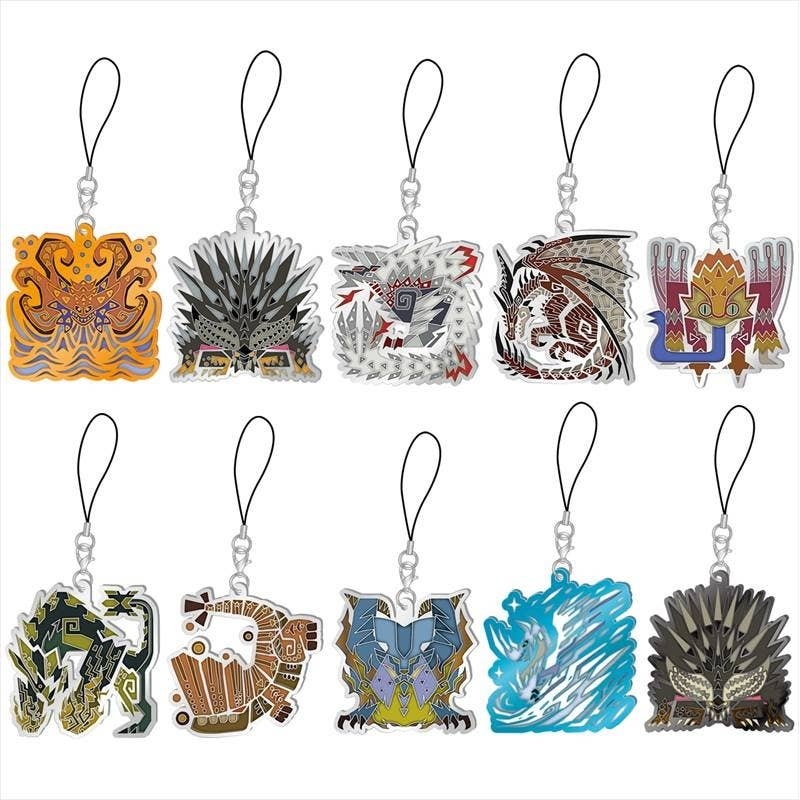 Monster Hunter World: Iceborne: Monster Icon Stained Mascot Collection Vol.4 1Box 10pcs