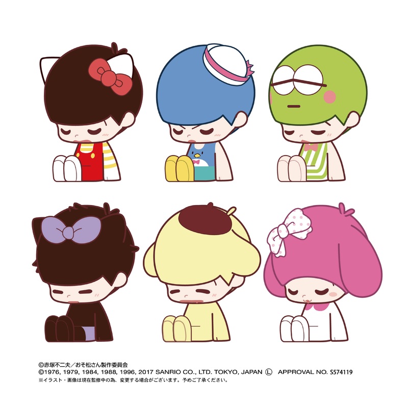 Osomatsu-san x SANRIO CHARACTERS UTATANE Collection: 1Box (6pcs)