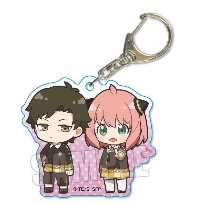 Spy x Family: Petit Memo! Acrylic Keychain / Anya Forger & Damian Desmond A
