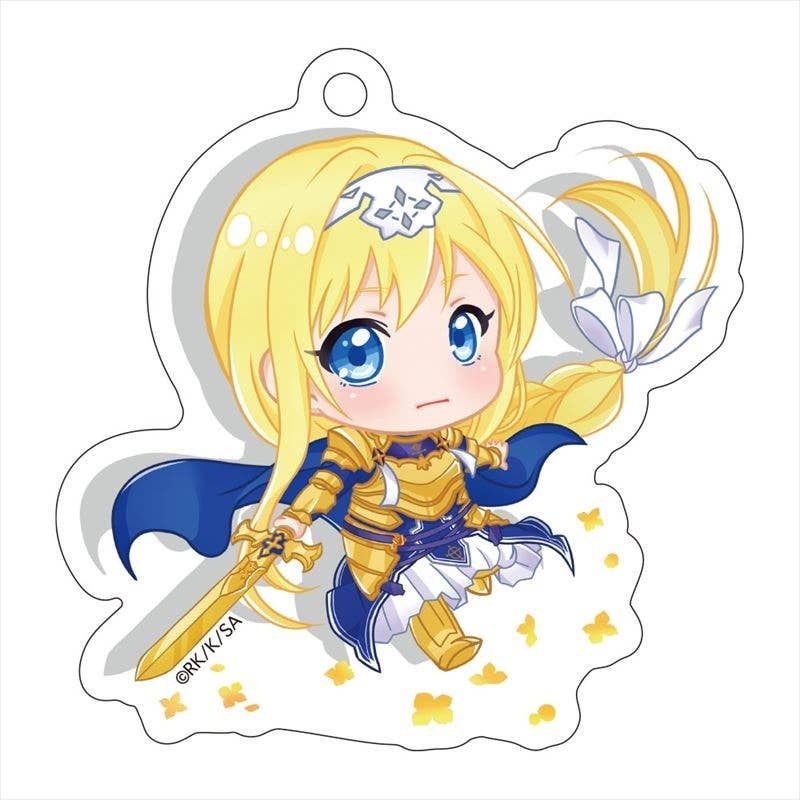 Sword Art Online: Alicization: Popuchara Die-cut Acrylic Keychain Alice (Seigo Kishi)