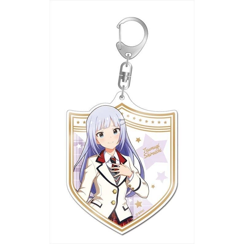 The Idolm@Ster Million Live!: Big Acrylic Keychain Tsumugi Shiraishi  Uniform Series Ver.