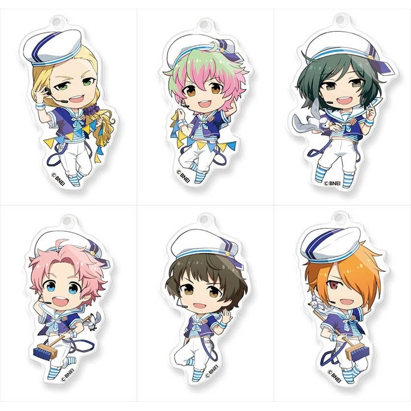 The Idolmaster SideM Eformed Kimetto! Acrylic Ball Chain Dream Ship Party Live: 1Box (6pcs)