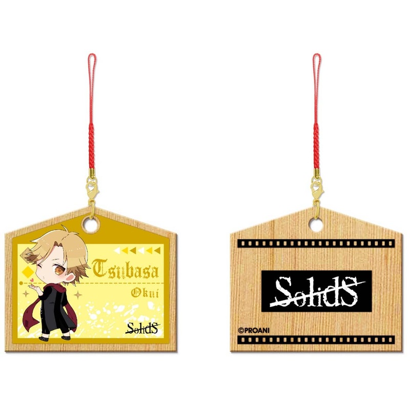 Tsukipro the Animation Mini Ema (Votive Tablet) Strap SolidS 02 (Tsubasa Okui)