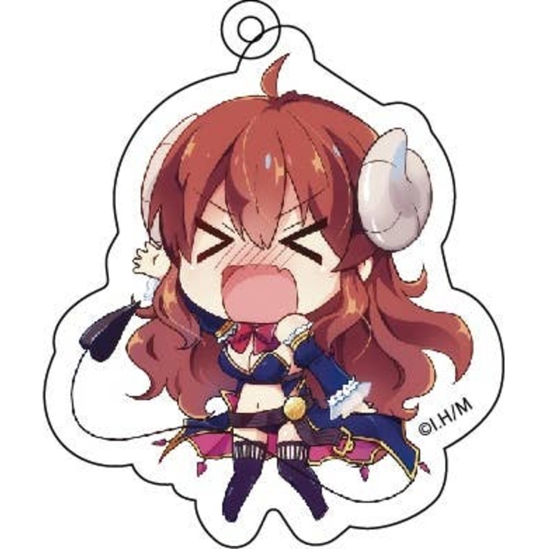 TV Anime The Demon Girl Next Door: Deformed Acrylic Keychain 2 Shadow Mistress Yuko (Crisis Management Form)