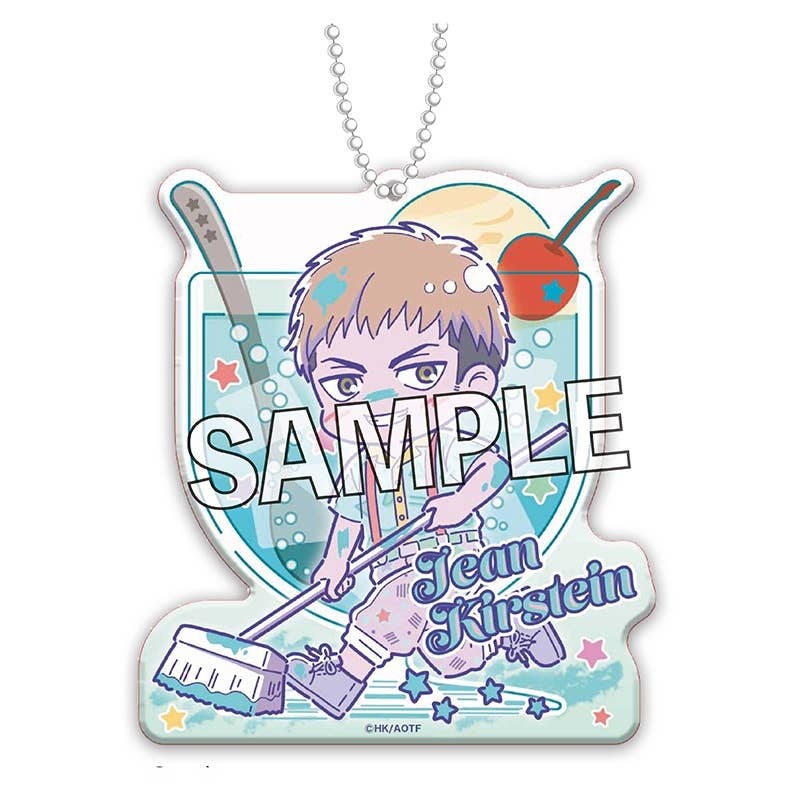 Attack on Titan: Acrylic Keychain Melon Pop Jean (Pattern Shirt ver.)