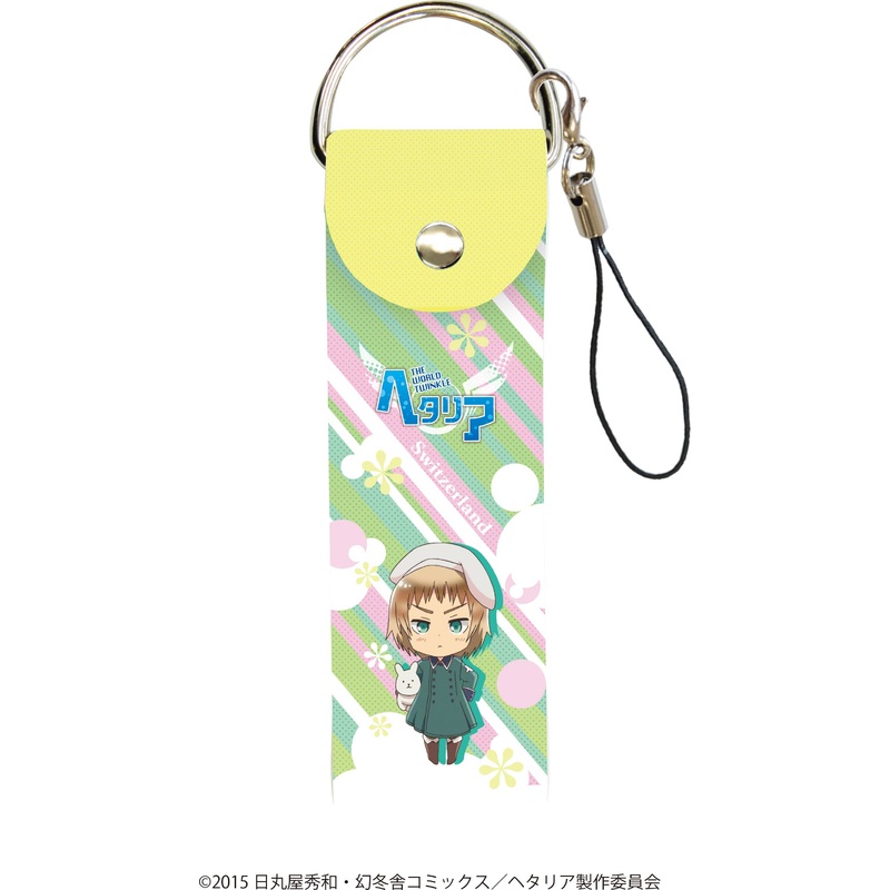 Hetalia The World Twinkle: Big Synthetic Leather Strap 03 Switzerland & Liechtenstein