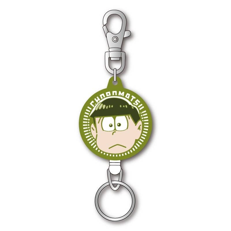 Osomatsu-san Rubber Reel Key Chain Choromatsu C