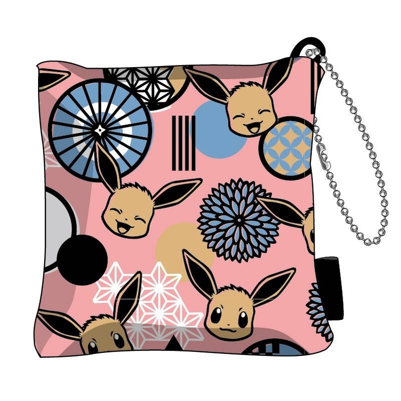 Pokemon: Kirie Series -Yuzen- Zabuton Mascot Eevee