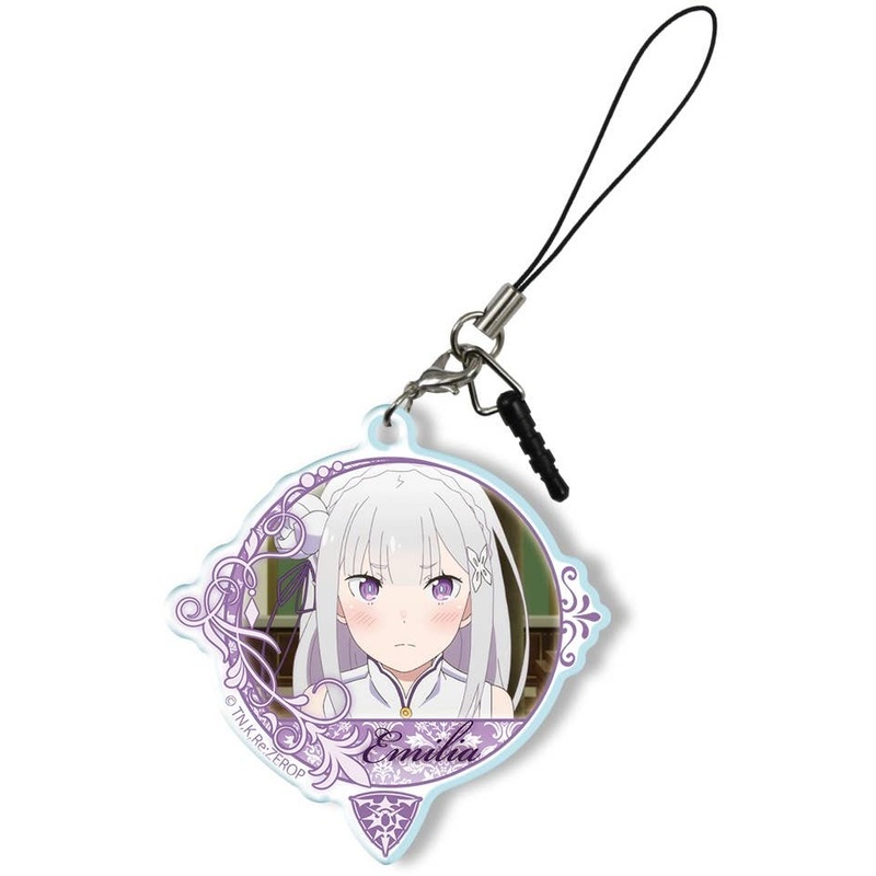 Re:Zero - Starting Life in Another World Acrylic Earphone Jack Accessory Ver.2 Design 01 (Emilia / A)