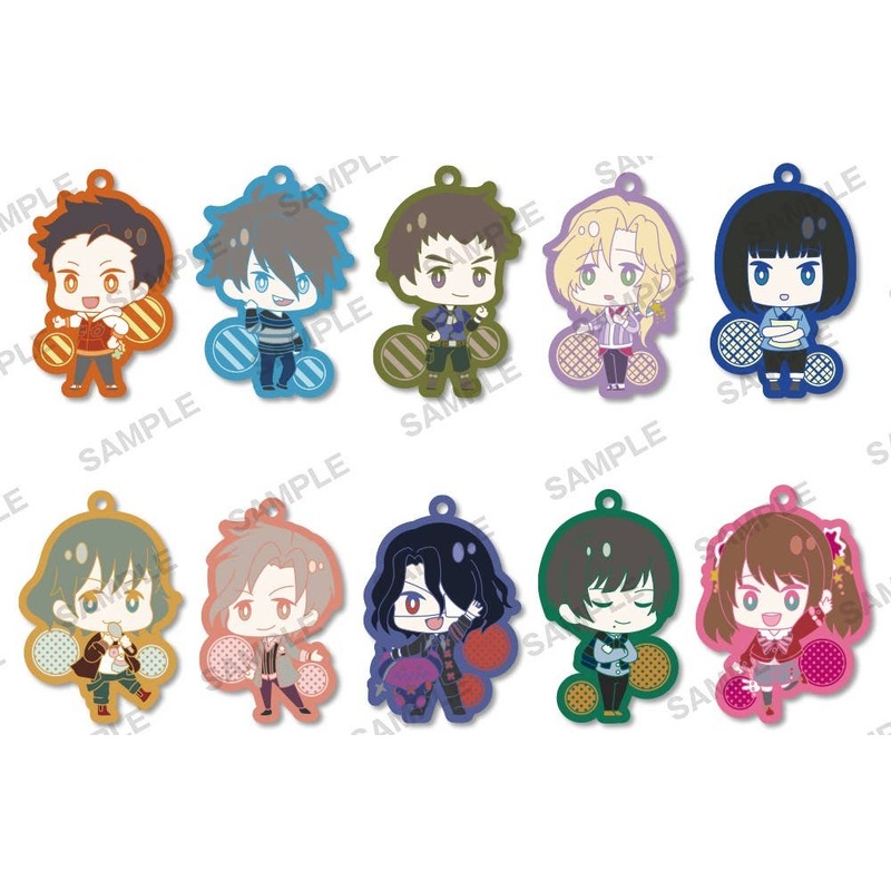 The Idolmaster SideM: Trading Rubber Charm Strap Casual Wear Ver. 1Box 10pcs