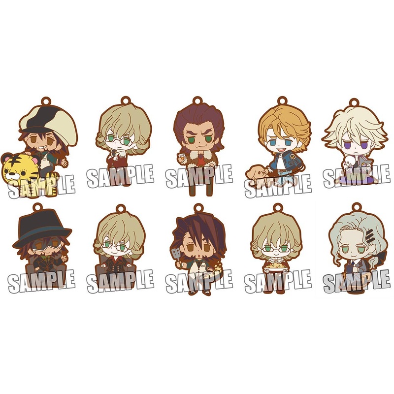 chipicco Tiger & Bunny: Trading Rubber Strap: 1Box (10pcs)