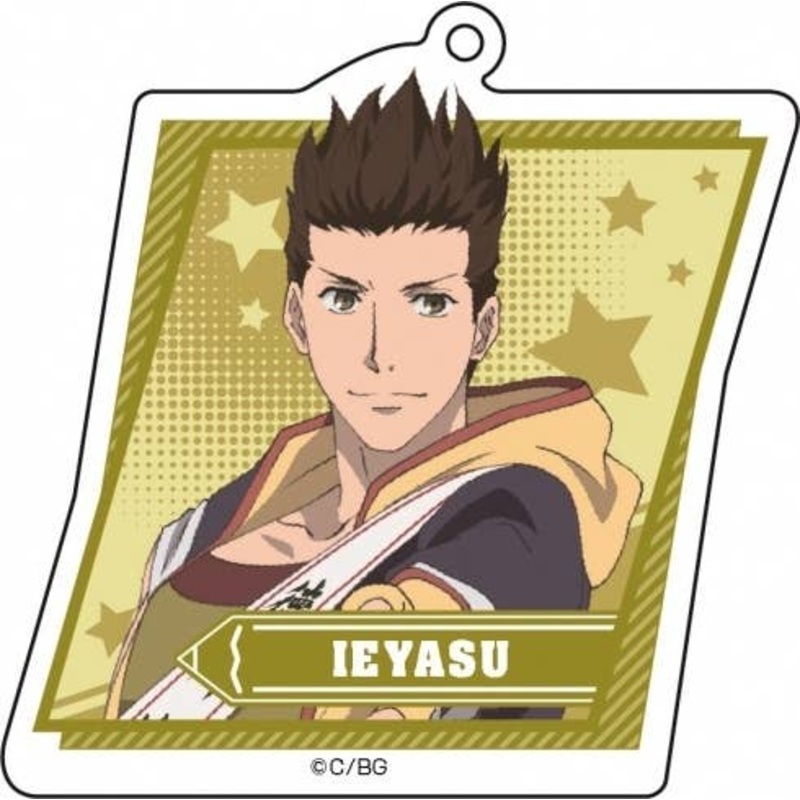 Gakuen Basara: Acrylic Keychain (Life-size Ver.) 5 Ieyasu Tokugawa