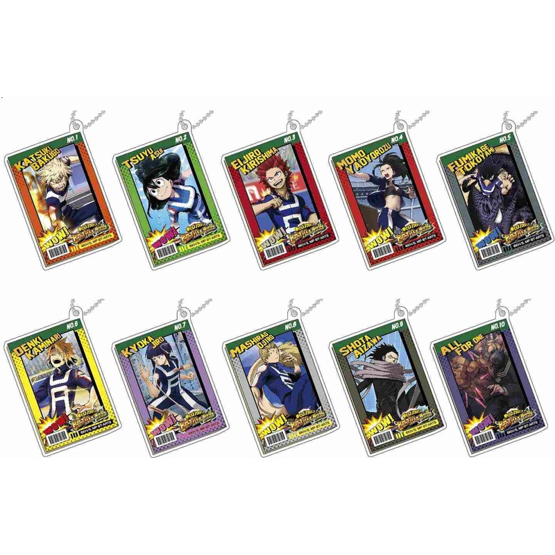 My Hero Academia: Heroes Battle Rush: Decofla Acrylic Keychain B Box 1Box 10pcs