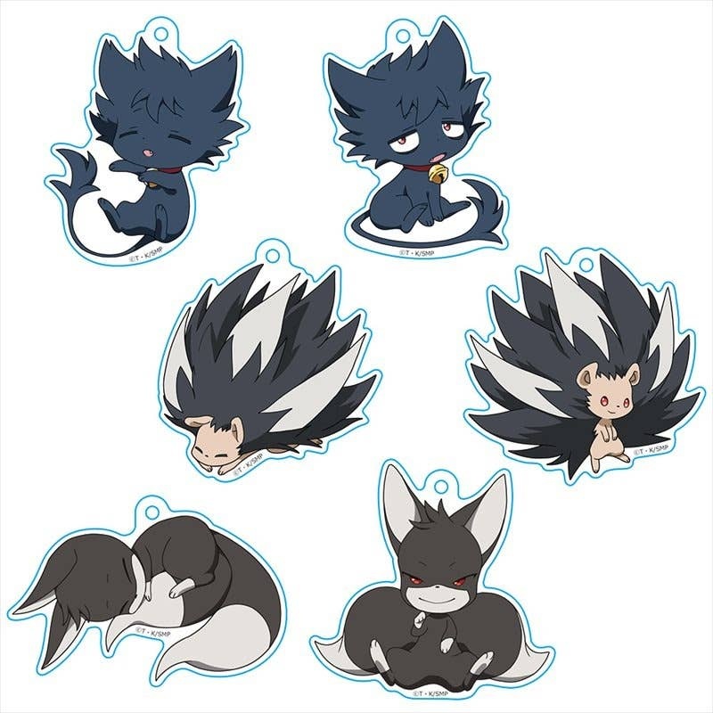 Servamp: Trading Acrylic Keychain Animal Ver. 1Box 6pcs