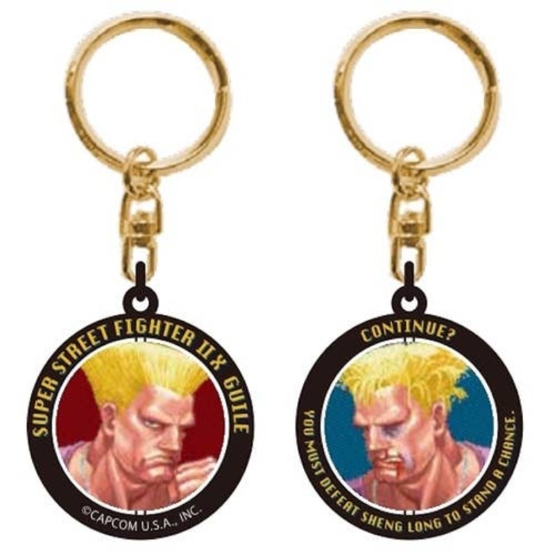 SUPER STREET FIGHTER II X Turn Key Chain Guile