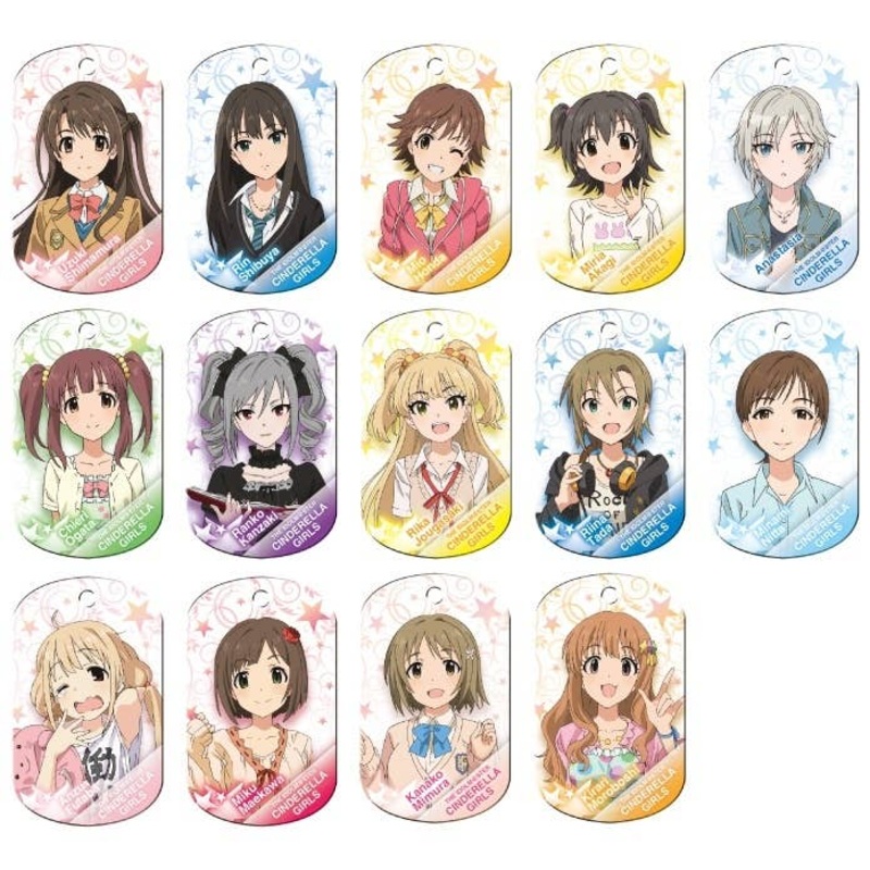 The Idolmaster Cinderella Girls Character Metal Tag: 1Box (14pcs)