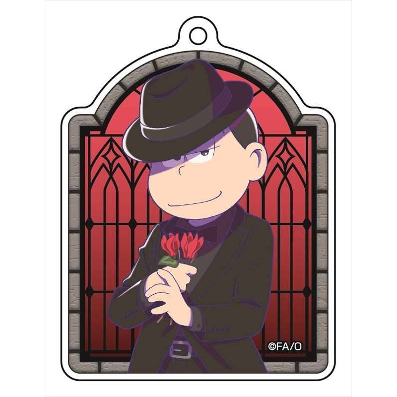 TV Anime Osomatsu-san: Acrylic Keychain (Dark Suit Ver.) 1 Osomatsu