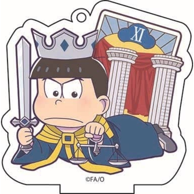 TV Anime Osomatsu-san Gororin Acrylic Keychain Tarot Ver. (Vol.2) 2 Karamatsu