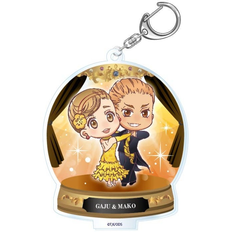 Welcome to the Ballroom Toji-Colle Acrylic Keychain Gaju Akagi + Mako Akagi