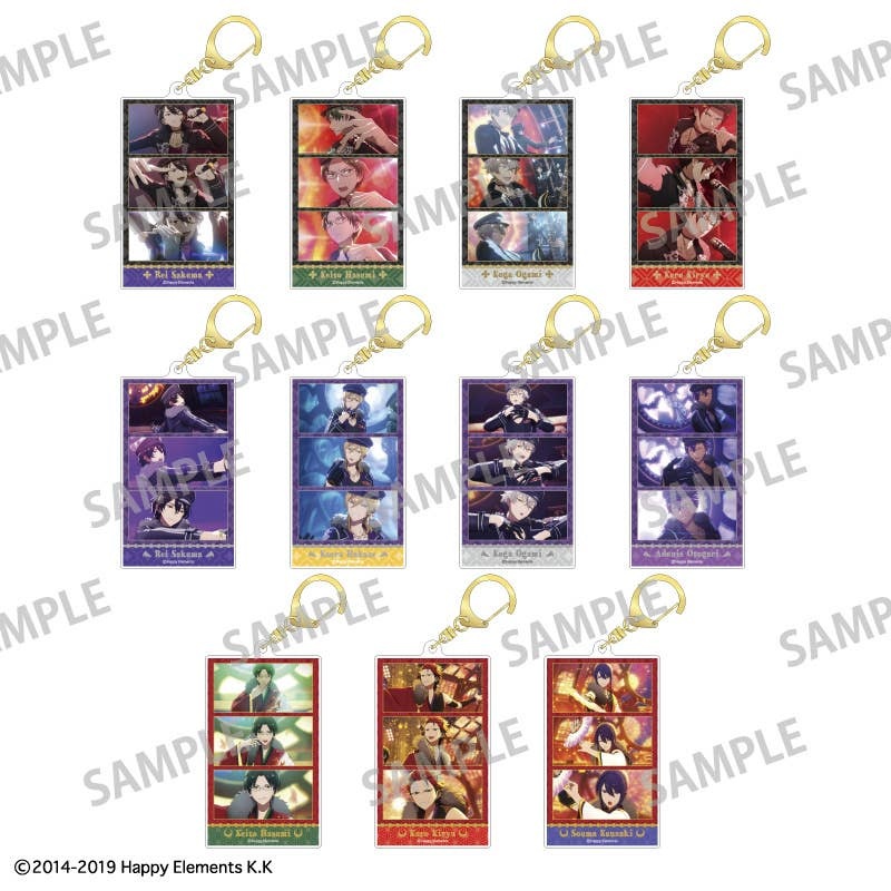 Ensemble Stars!! Memories Selection: Crossroad Trading Acrylic Keychain 1Box 11Pcs