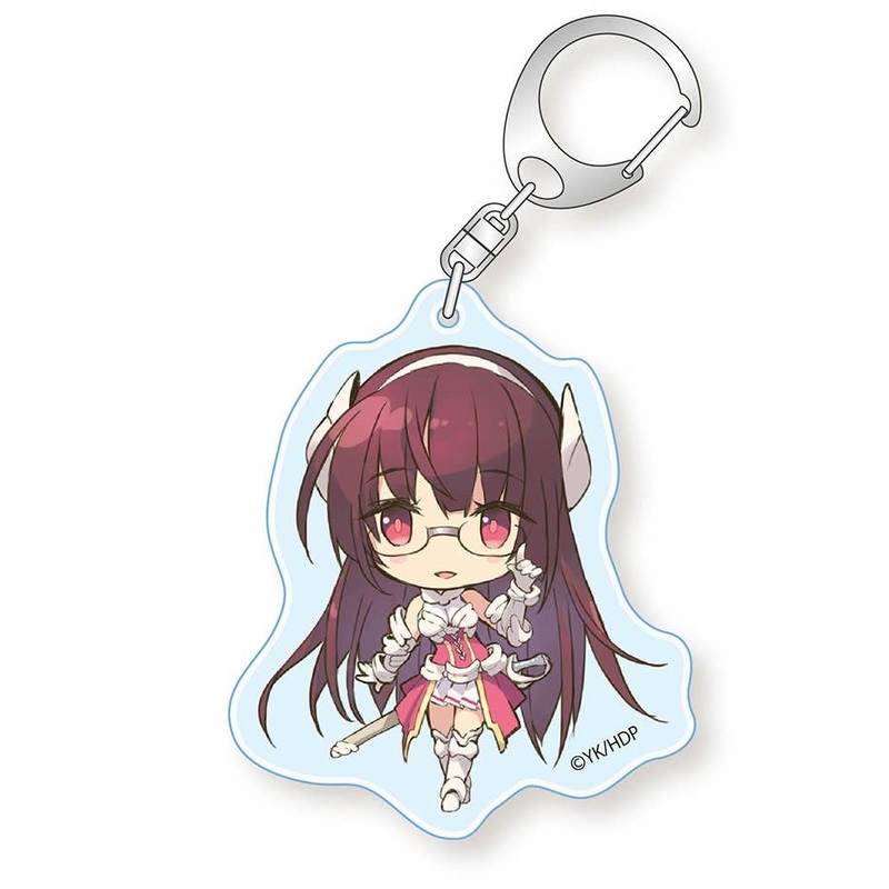 How Not to Summon a Demon Lord Die-cut Acrylic Keychain Deformed Ver. (Alicia)