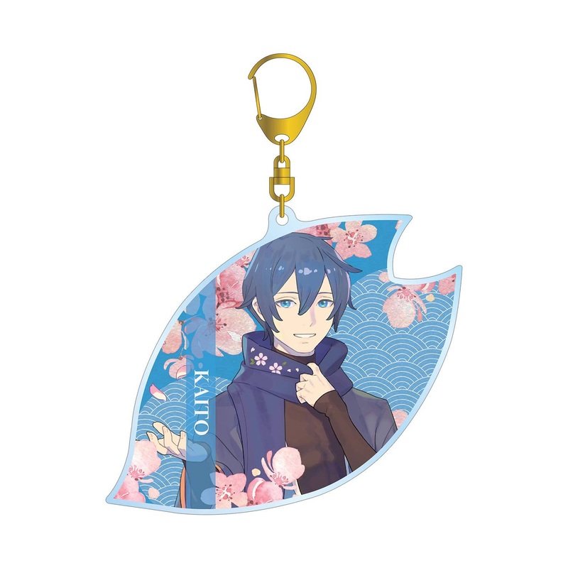 Sakura Miku: Newly Drawn Illustration KAITO Art by kuro BIG Acrylic Keychain